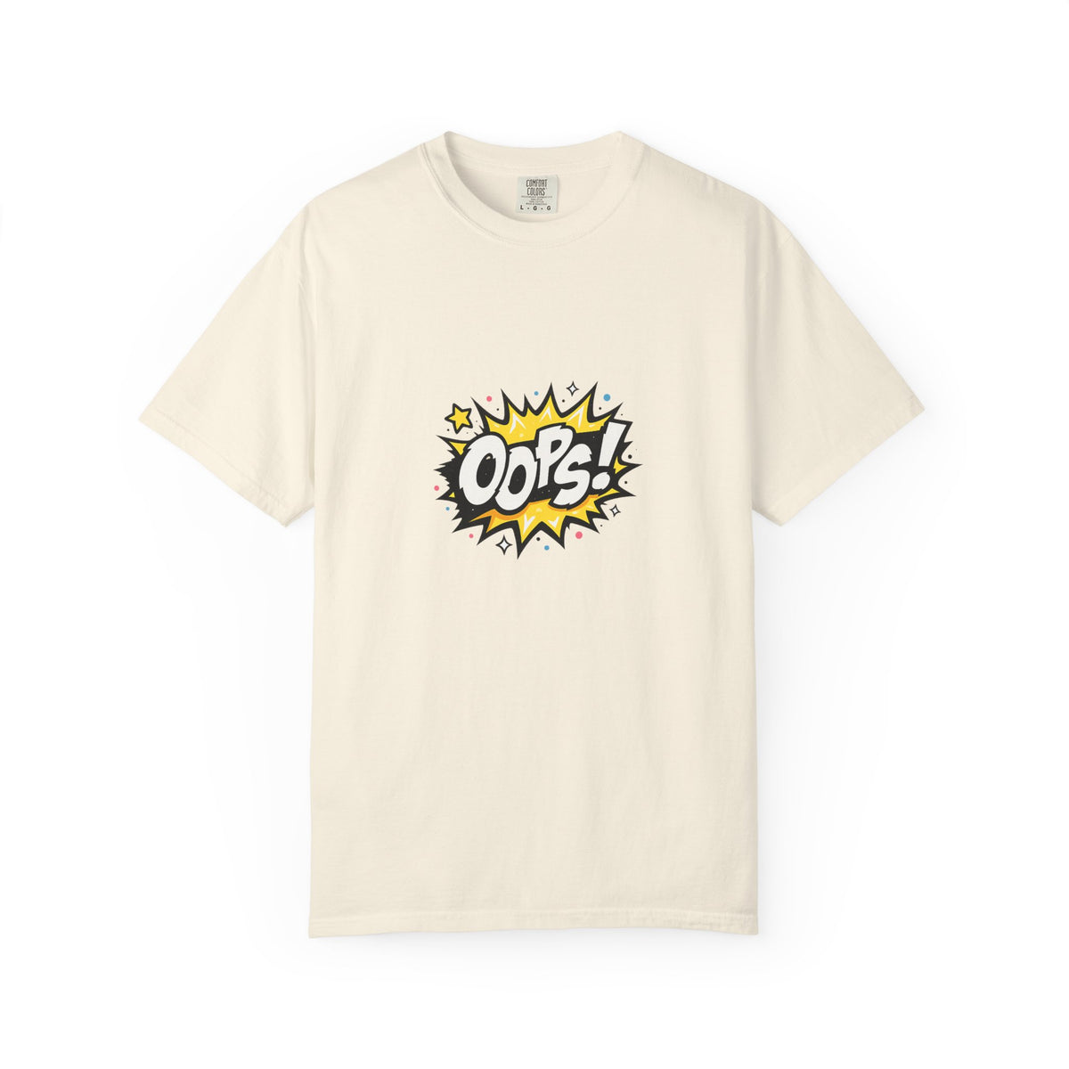 Oops! Comic Graphic T-Shirt — Retro Pop Art Tee