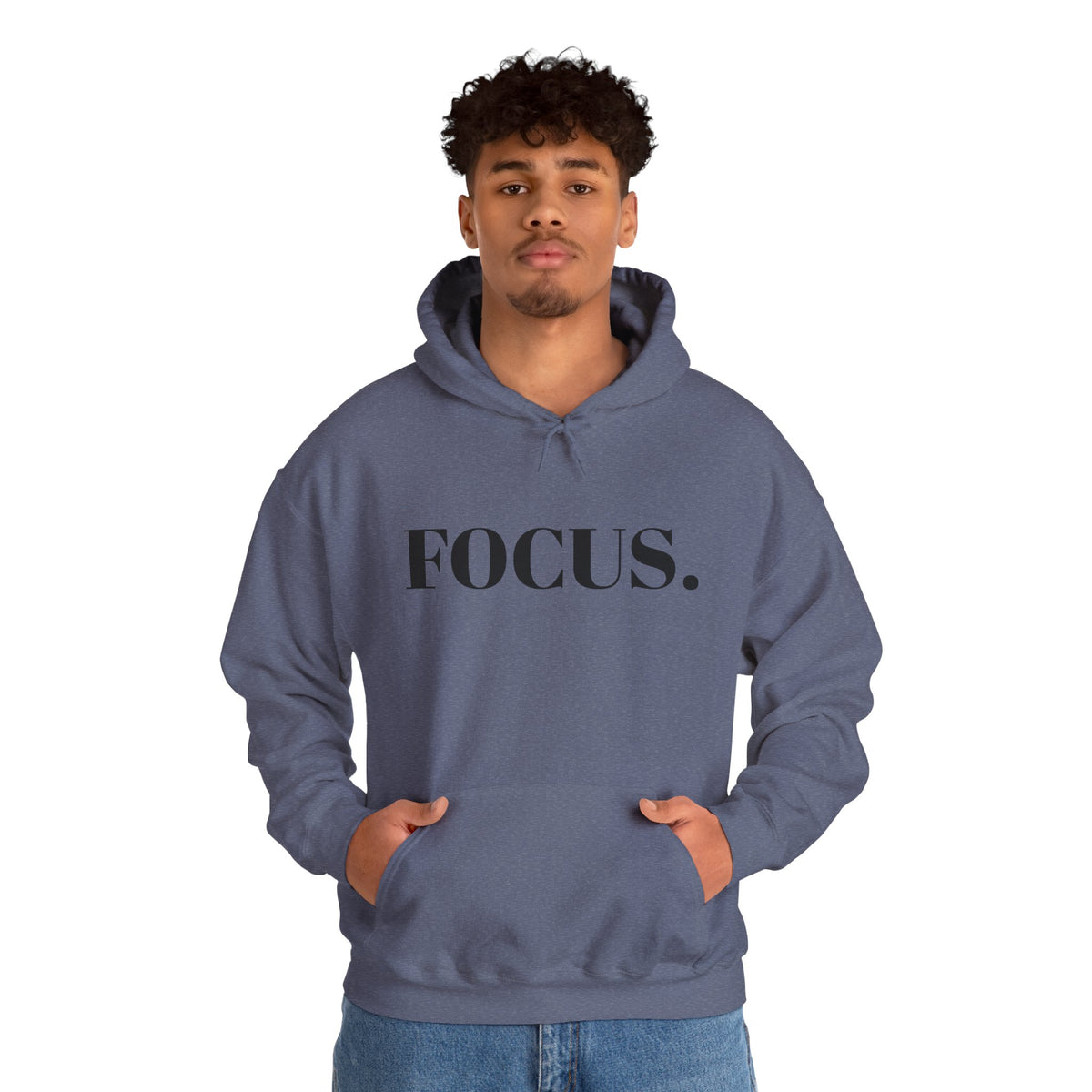 FOCUS. Hoodie — Minimal Motivational Pullover