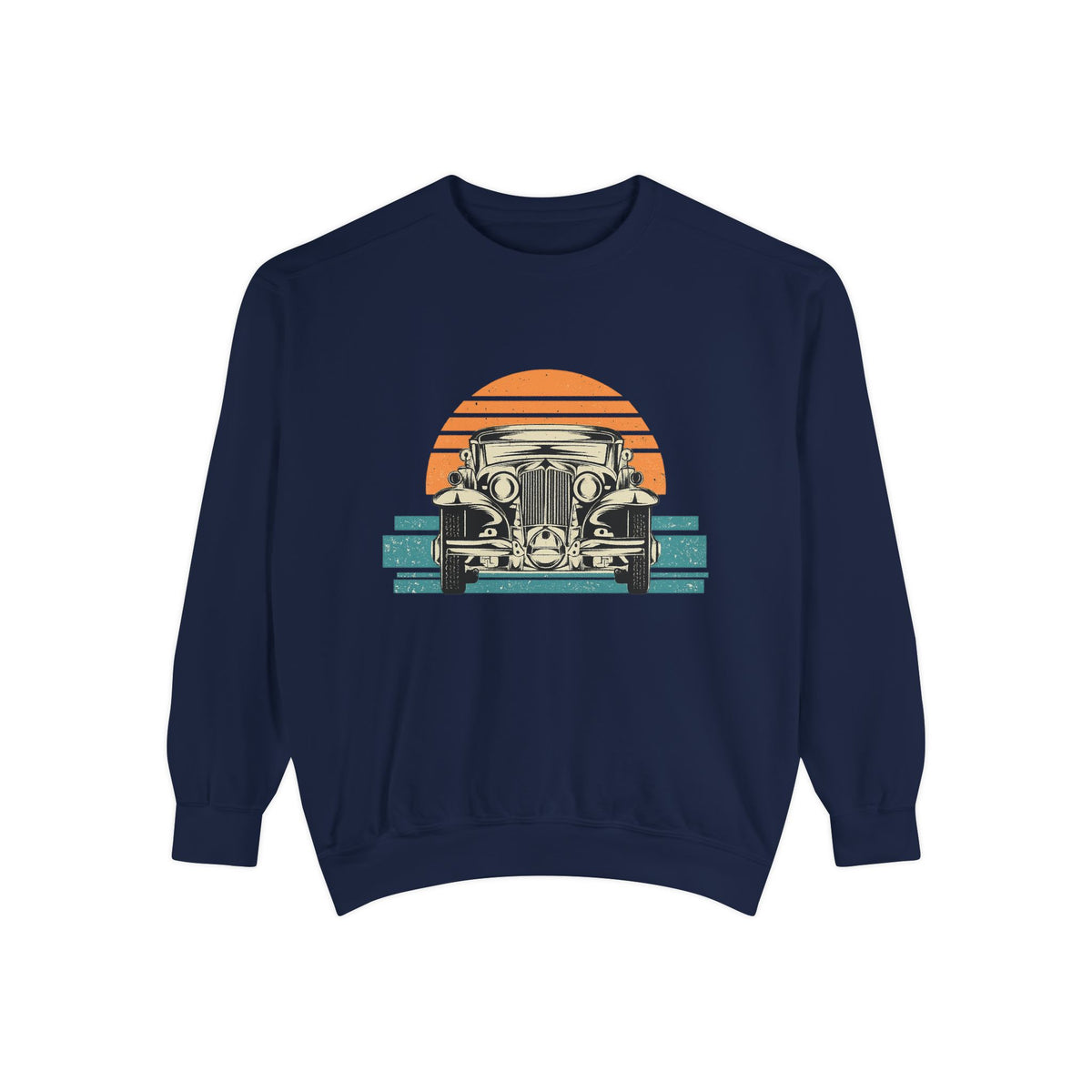 Vintage Car Sunset Sweatshirt