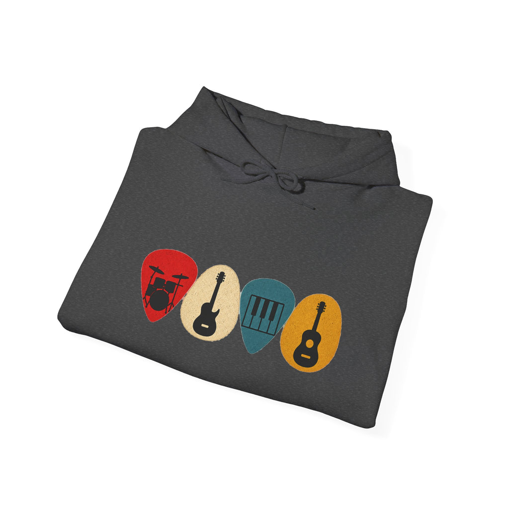 Guitar Picks Graphic Hoodie
