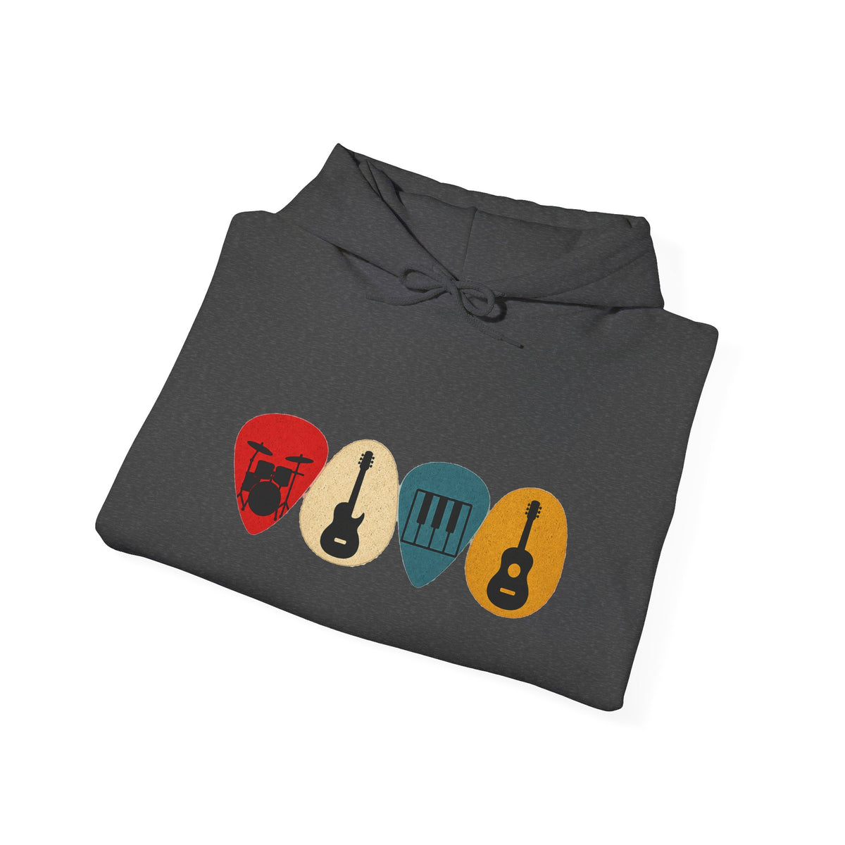Guitar Picks Graphic Hoodie
