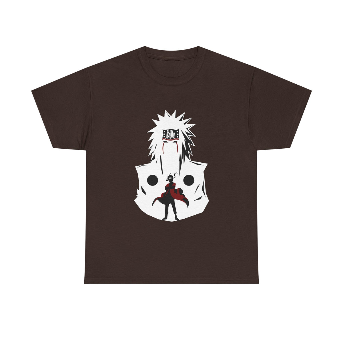 Anime Shadow Warrior T-Shirt — Silhouette Battle Graphic Tee
