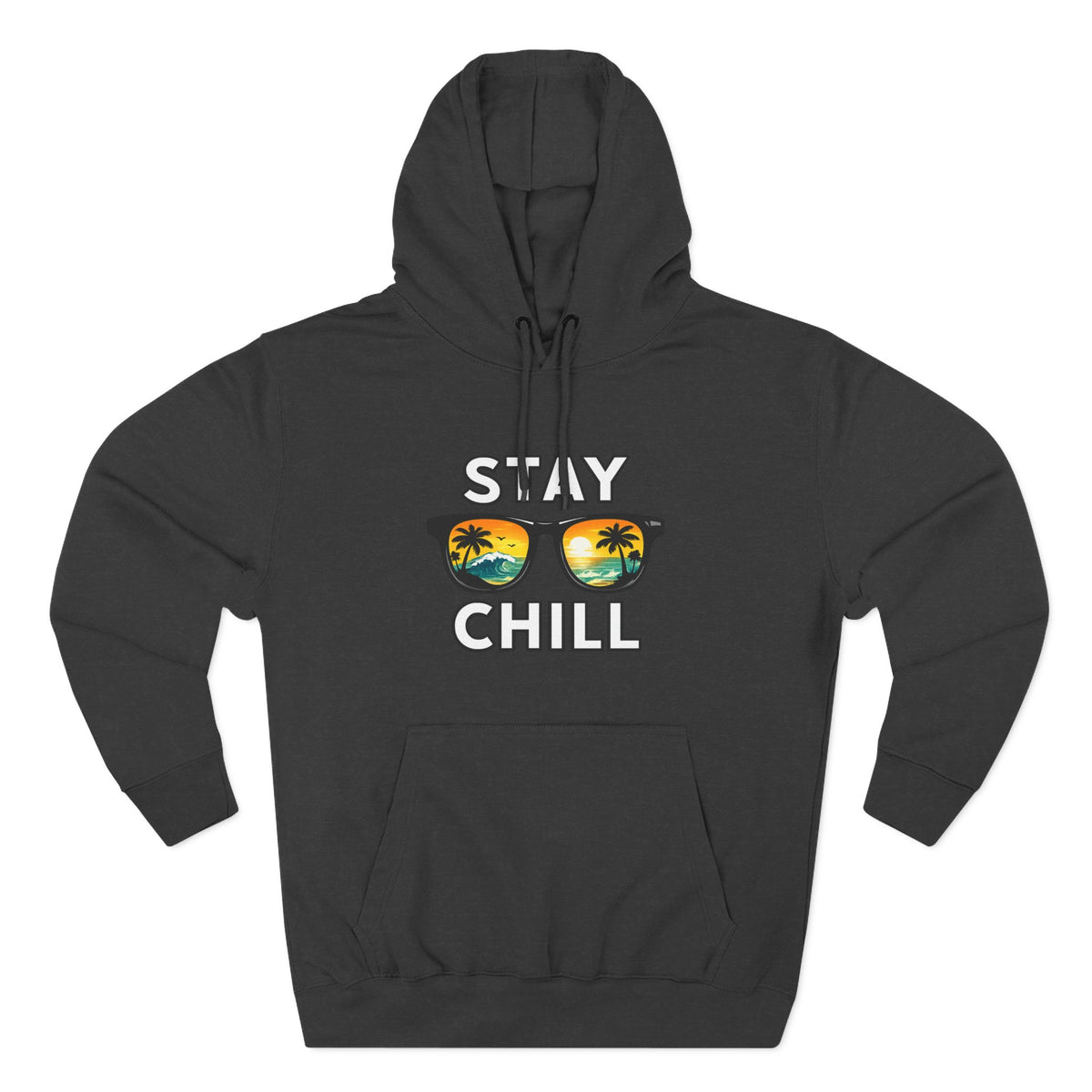 Stay Chill Sunglasses Hoodie — Casual Beach Vibe Pullover