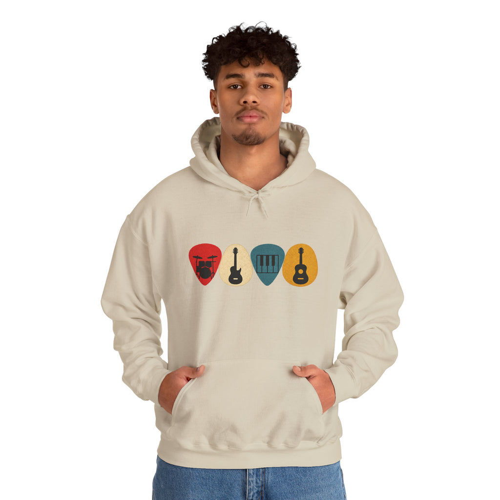 Guitar Picks Graphic Hoodie