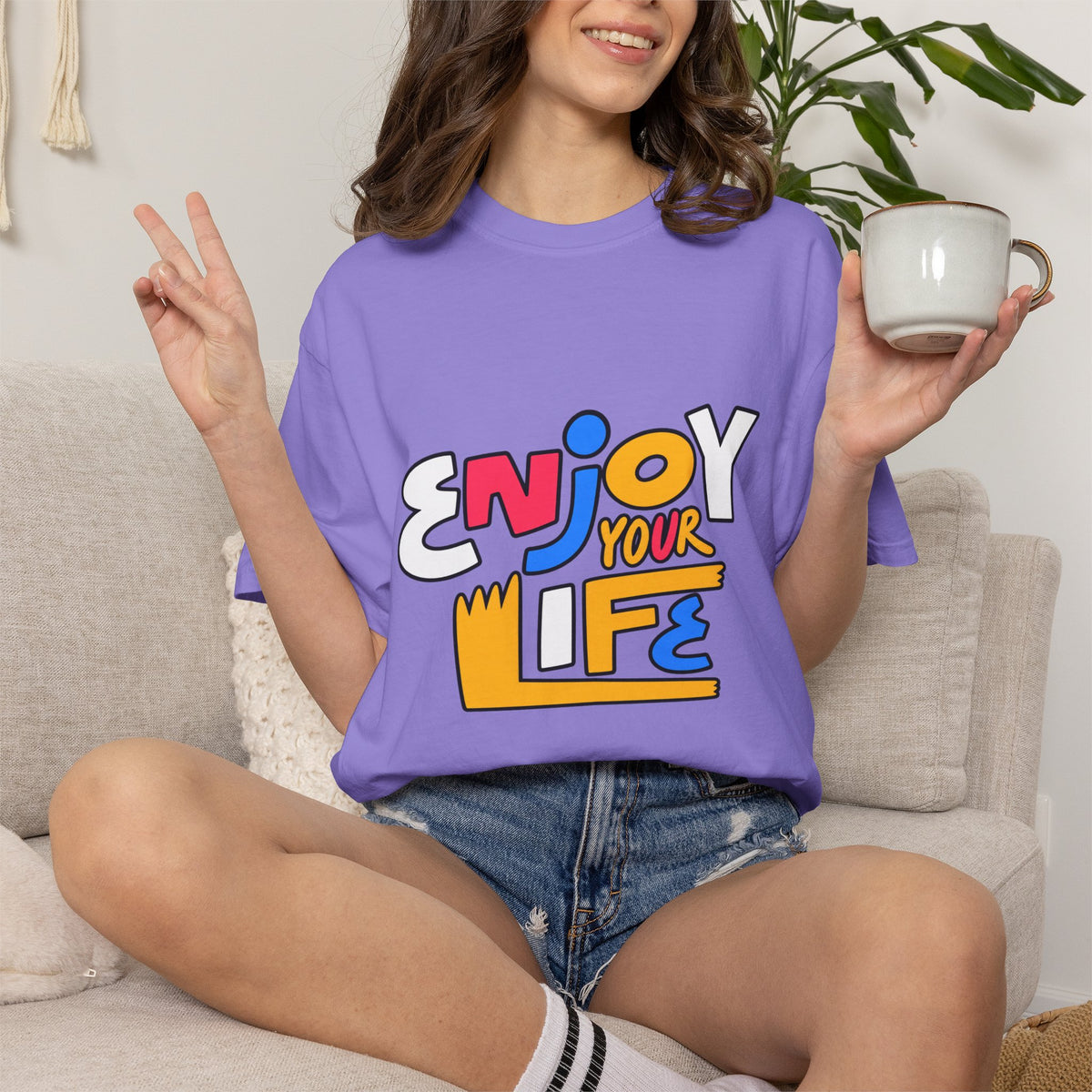 Enjoy Your Life Graphic T-Shirt
