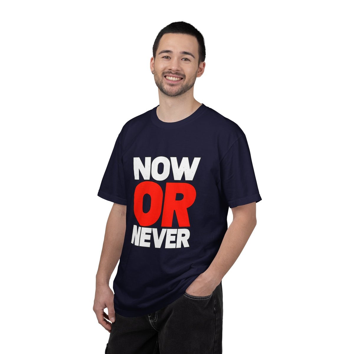 Now Or Never T-Shirt — Motivational Graphic Tee
