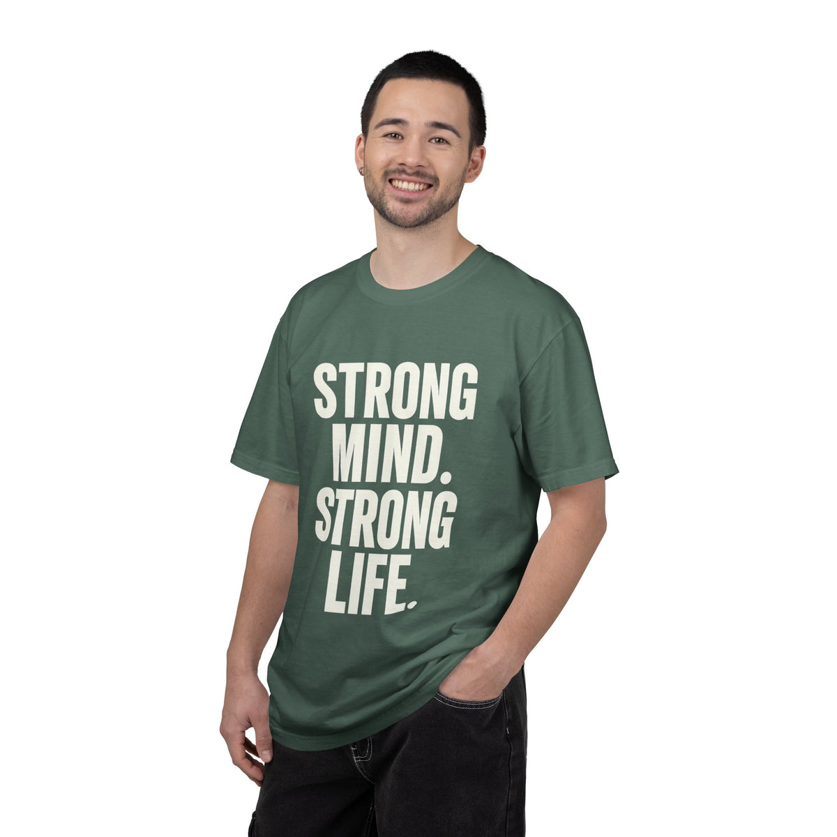 Strong Mind Strong Life Tee — Motivational Graphic T-Shirt