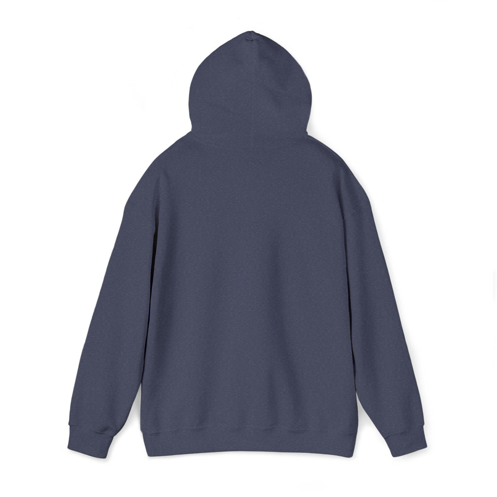 Minimal Cloud Outline Hoodie — Small White Cloud Graphic Embroidered