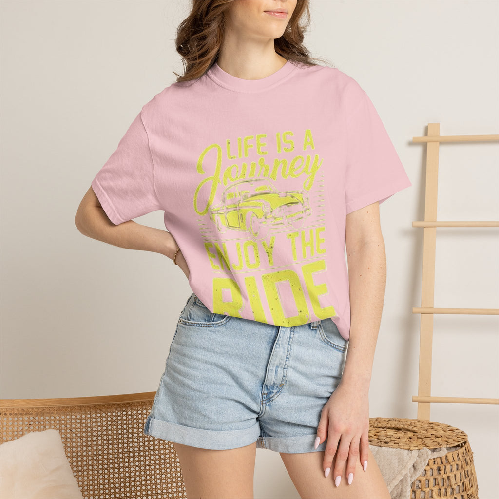 Enjoy The Ride T-Shirt — 'Life Is A Journey' Vintage Car Tee