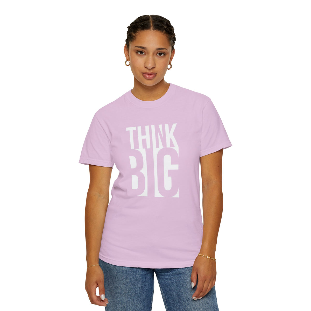 Think Big Graphic T-Shirt — Motivational Typography Tee
