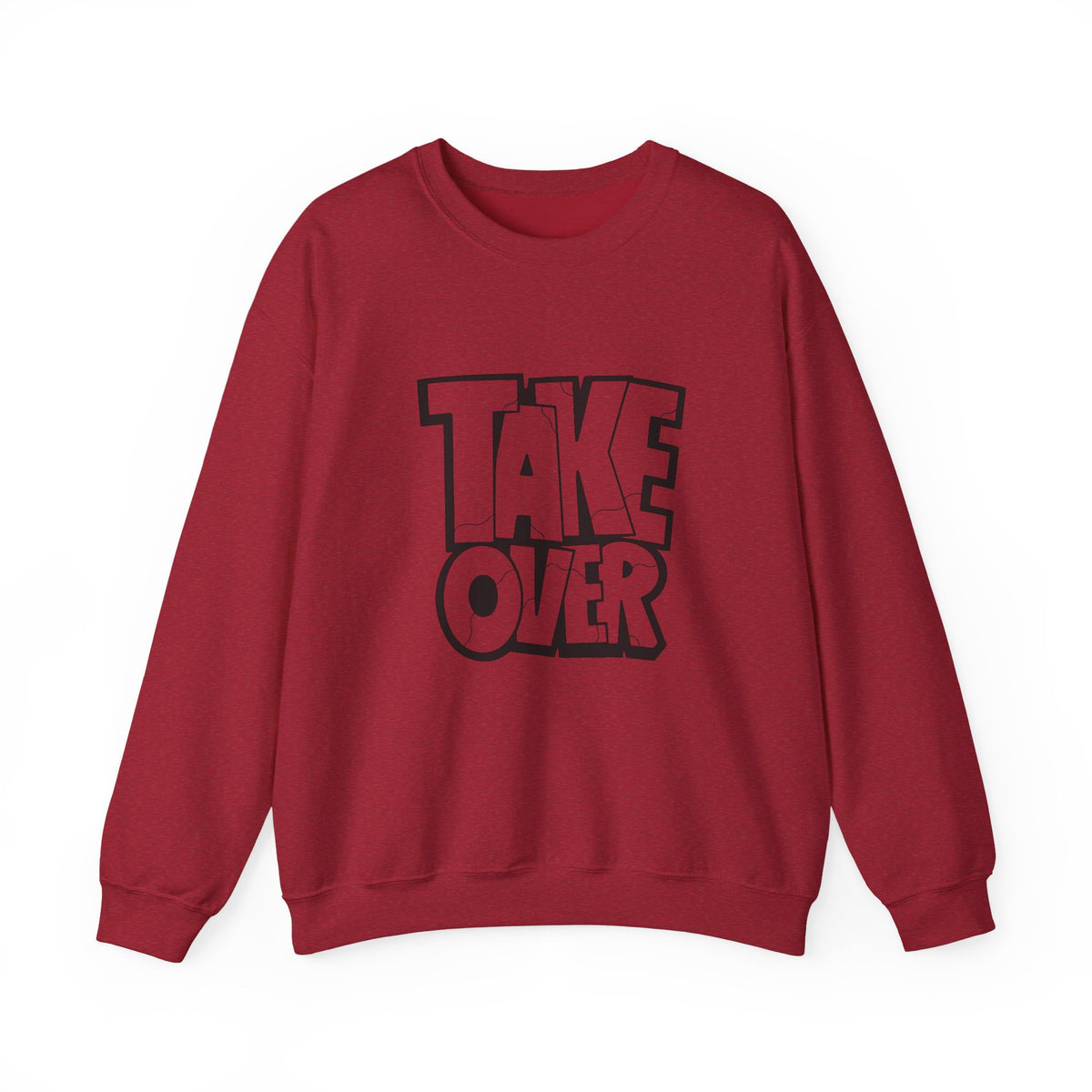 Take Over Crewneck Sweatshirt — Bold Streetwear Graphic Pullover