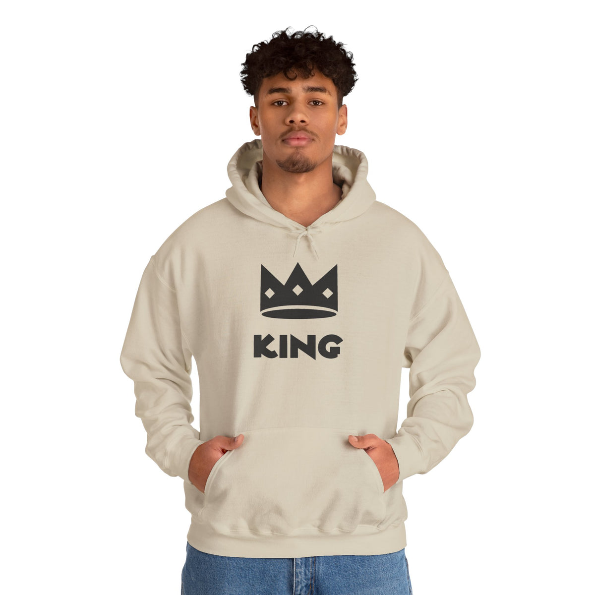 King Crown Hoodie — Bold 'KING' Graphic Pullover