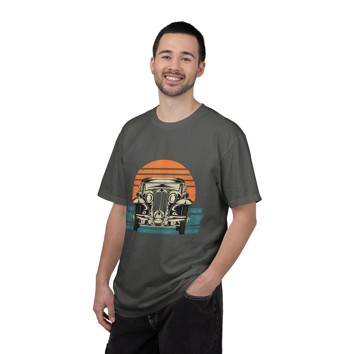 Vintage Car Sunset T-Shirt