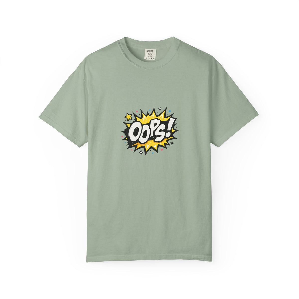 Oops! Comic Graphic T-Shirt — Retro Pop Art Tee