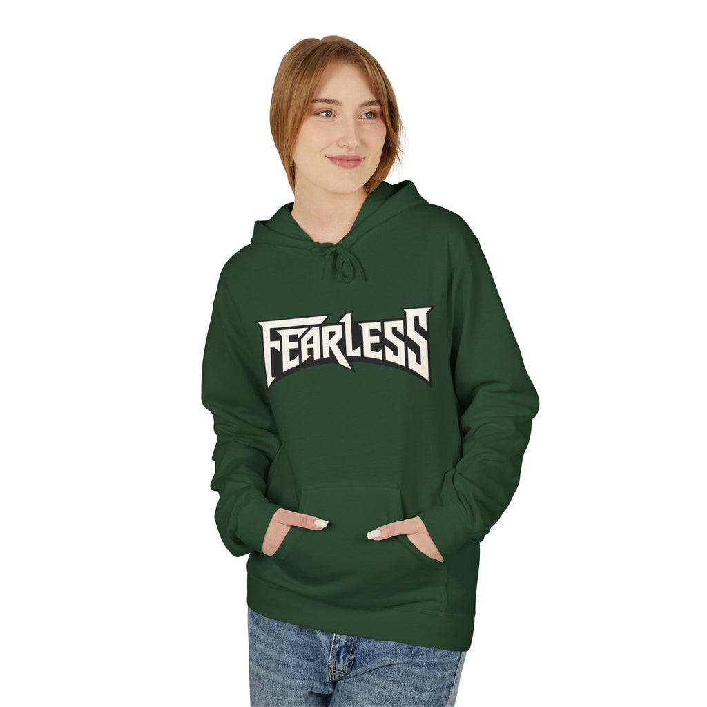 Fearless Graphic Hoodie — Bold Retro Logo Pullover