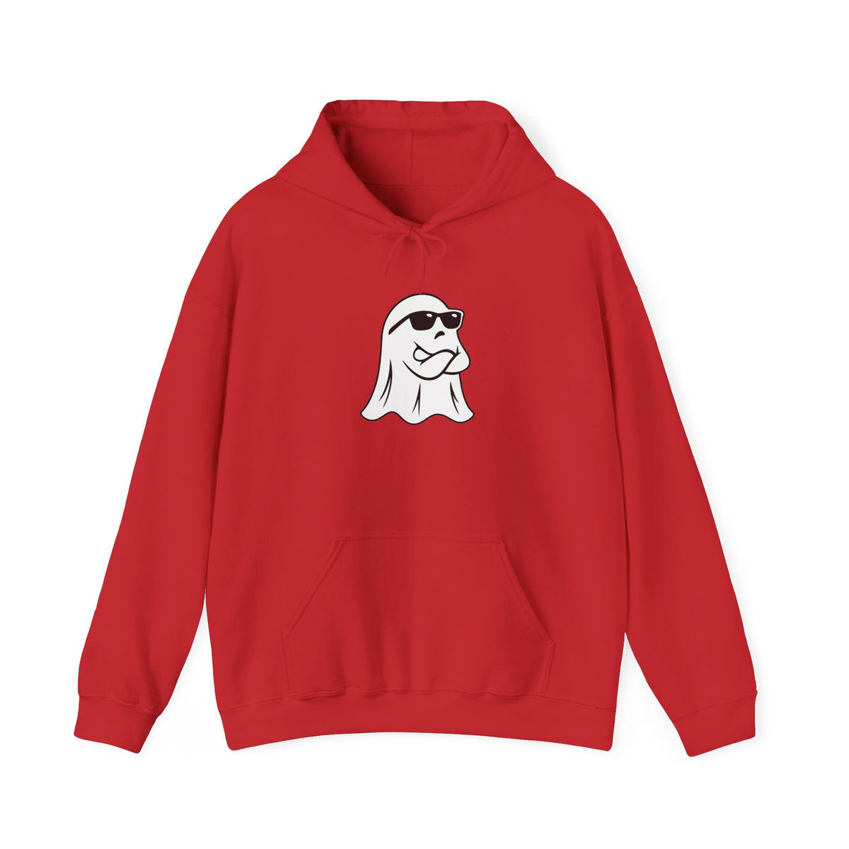 Cool Sunglasses Ghost Hoodie — Cute Minimalist Halloween Pullover