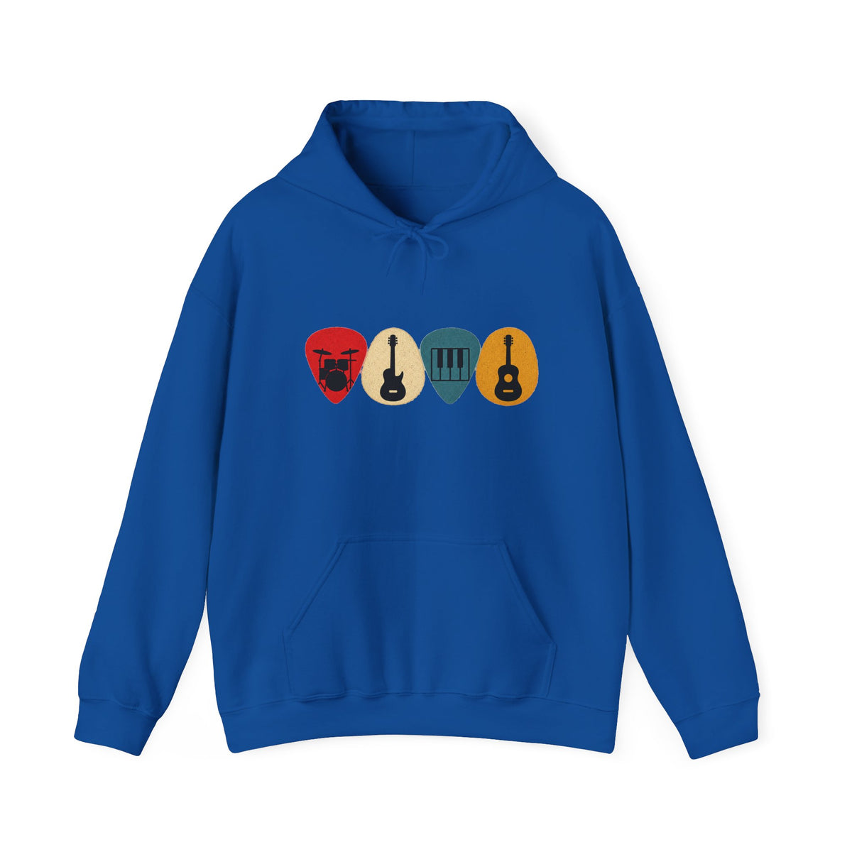 Guitar Picks Graphic Hoodie