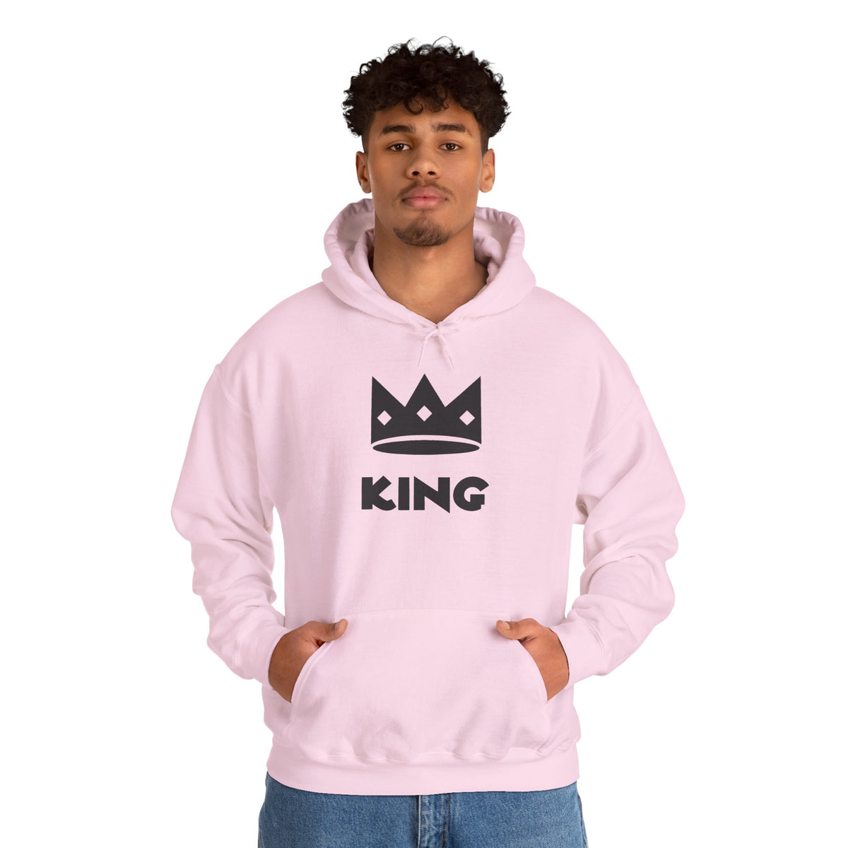 King Crown Hoodie — Bold 'KING' Graphic Pullover