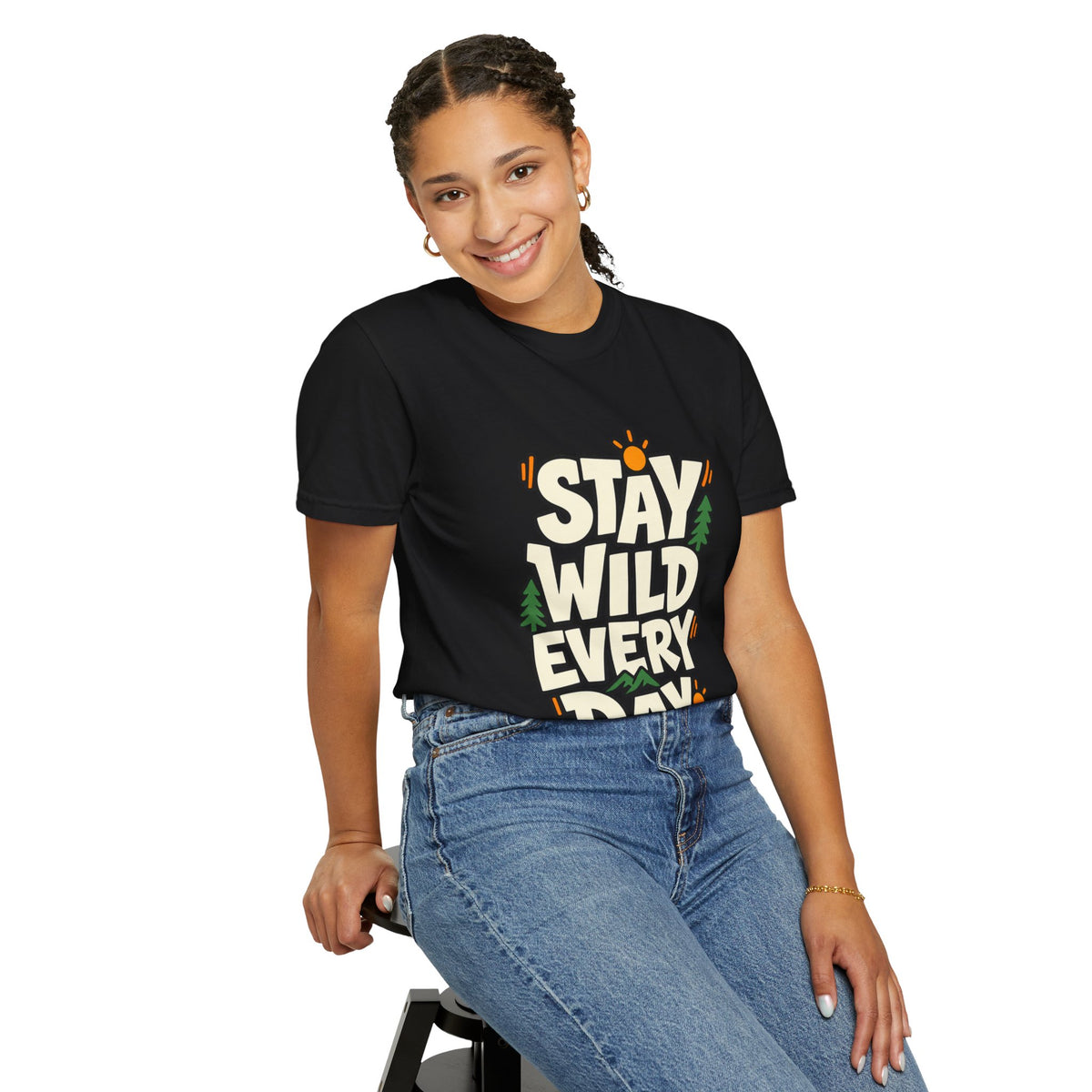 Stay Wild Every Day T-Shirt — Outdoor Adventure Graphic Tee