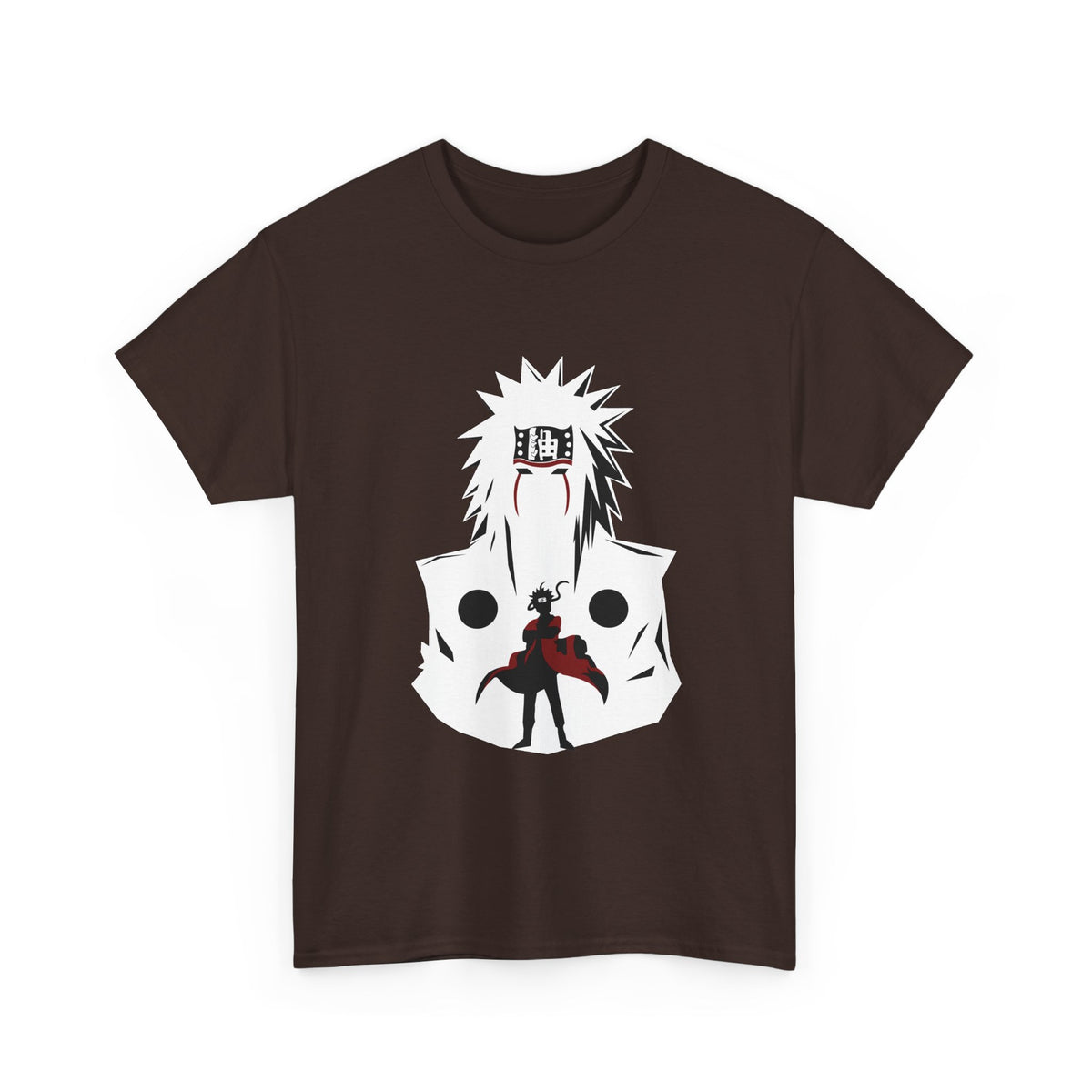 Anime Shadow Warrior T-Shirt — Silhouette Battle Graphic Tee