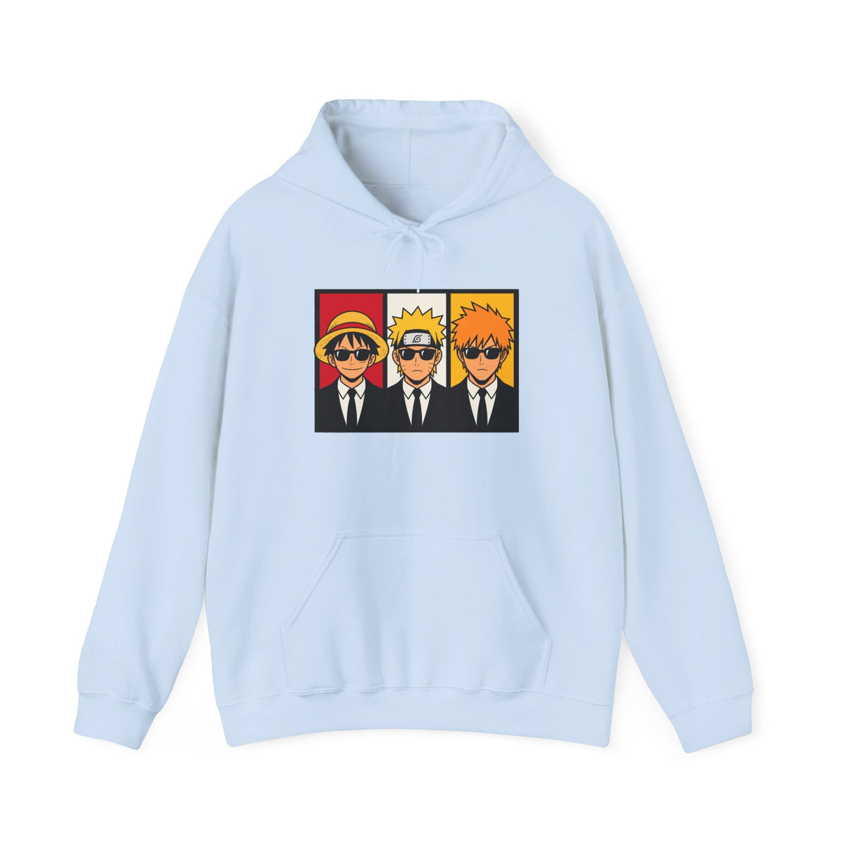 Anime Trio Graphic Hoodie