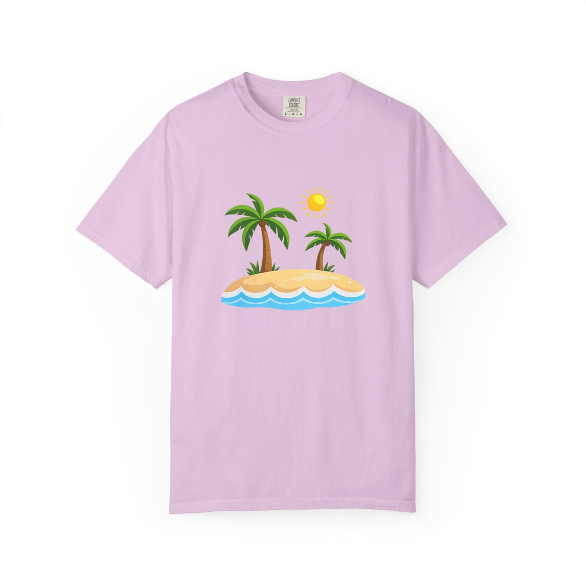 Island Paradise T-Shirt — Tropical Palm Tree Beach Graphic
