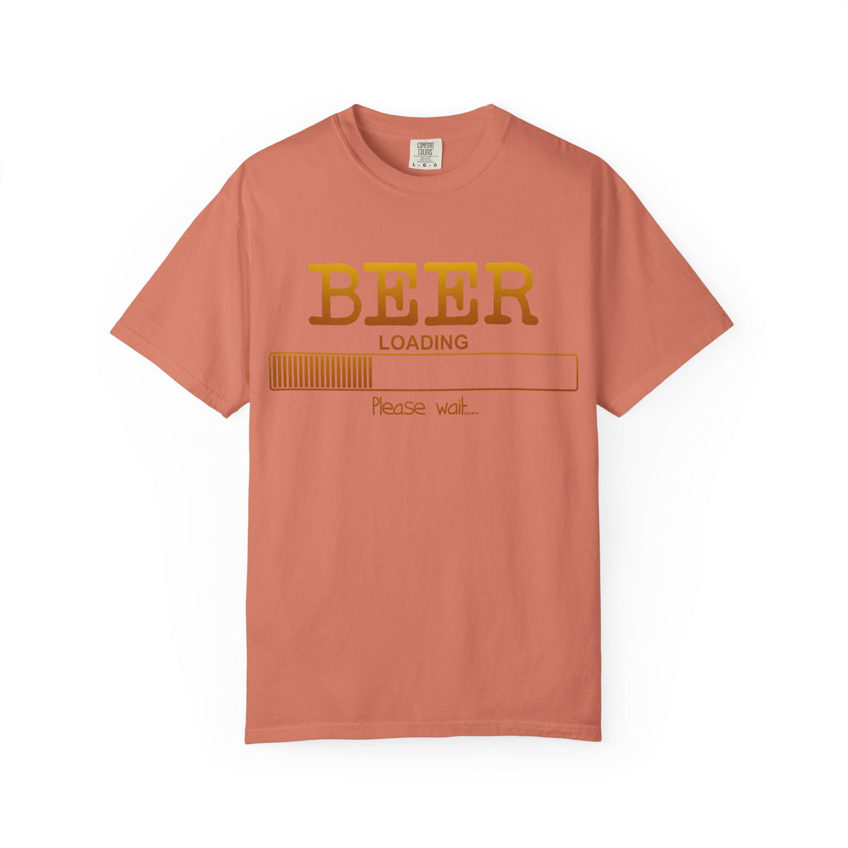 Beer Loading T‑Shirt — Funny 'Please Wait' Drinking Tee