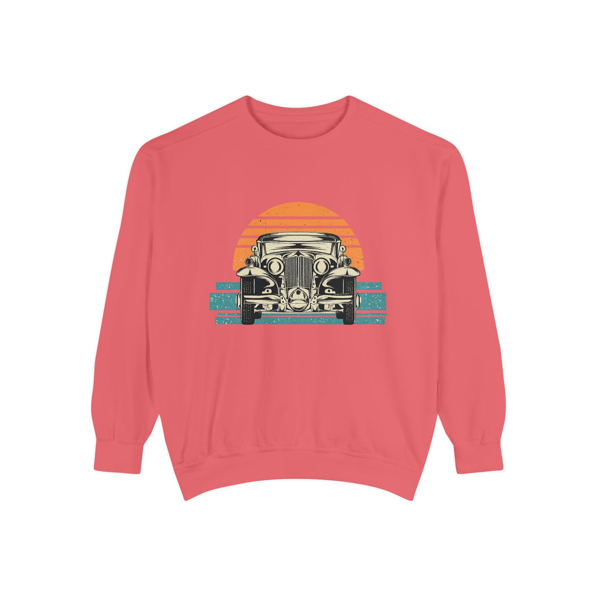 Vintage Car Sunset Sweatshirt