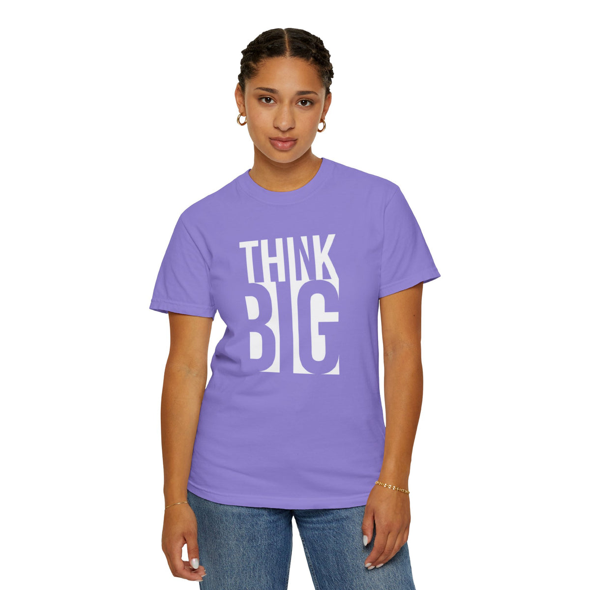 Think Big Graphic T-Shirt — Motivational Typography Tee