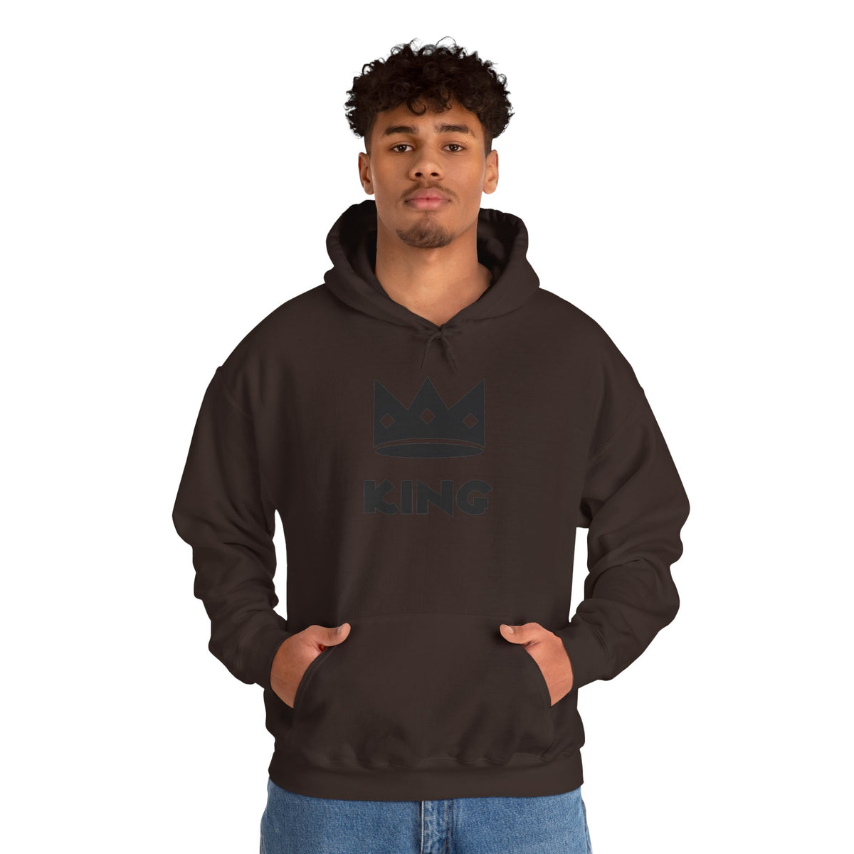 King Crown Hoodie — Bold 'KING' Graphic Pullover