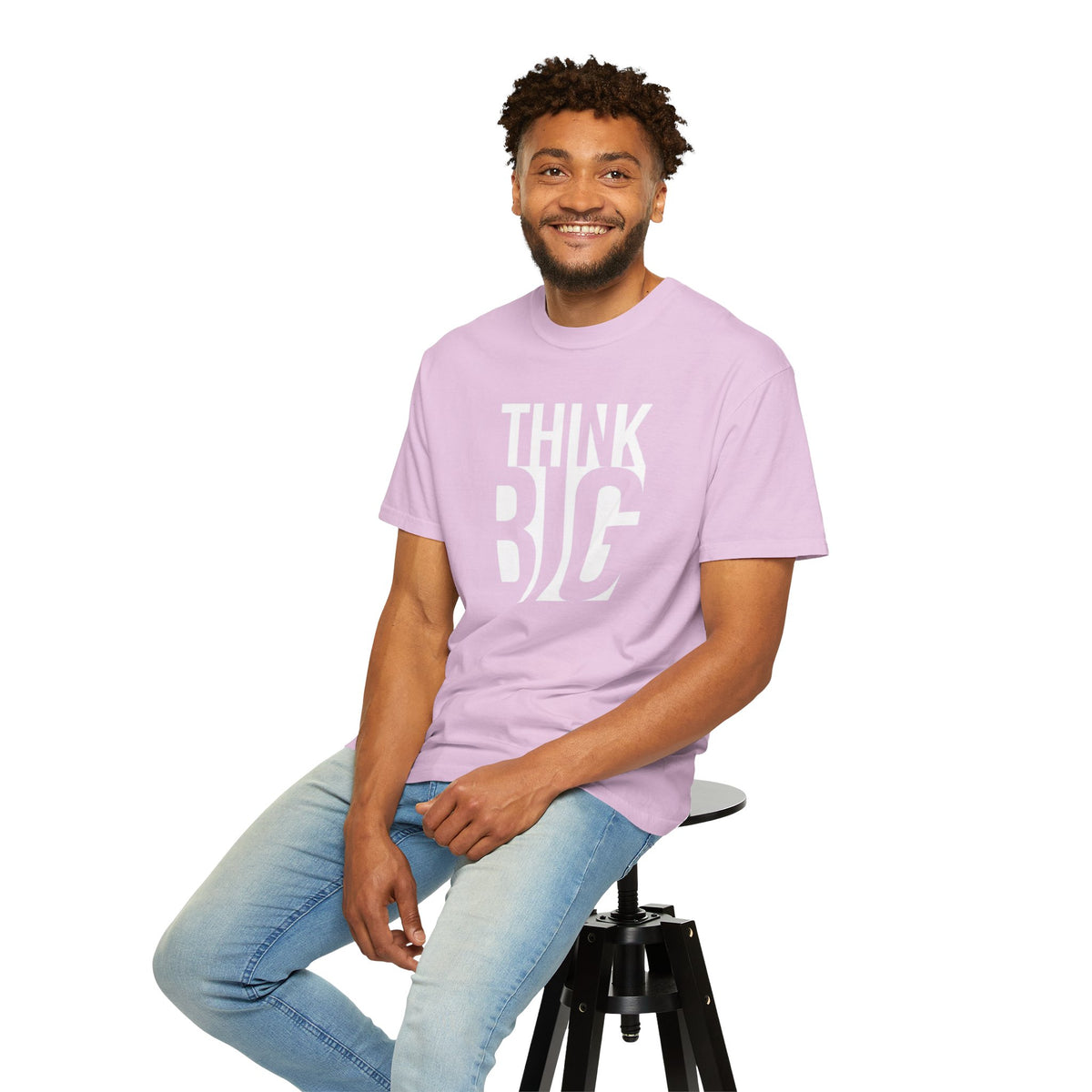 Think Big Graphic T-Shirt — Motivational Typography Tee