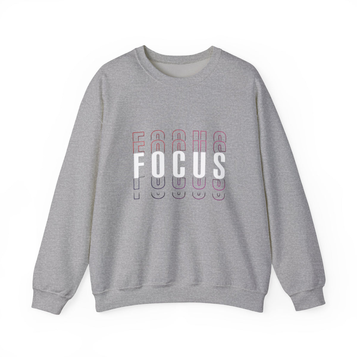 Focus Crewneck Sweatshirt — Motivational Casual Pullover