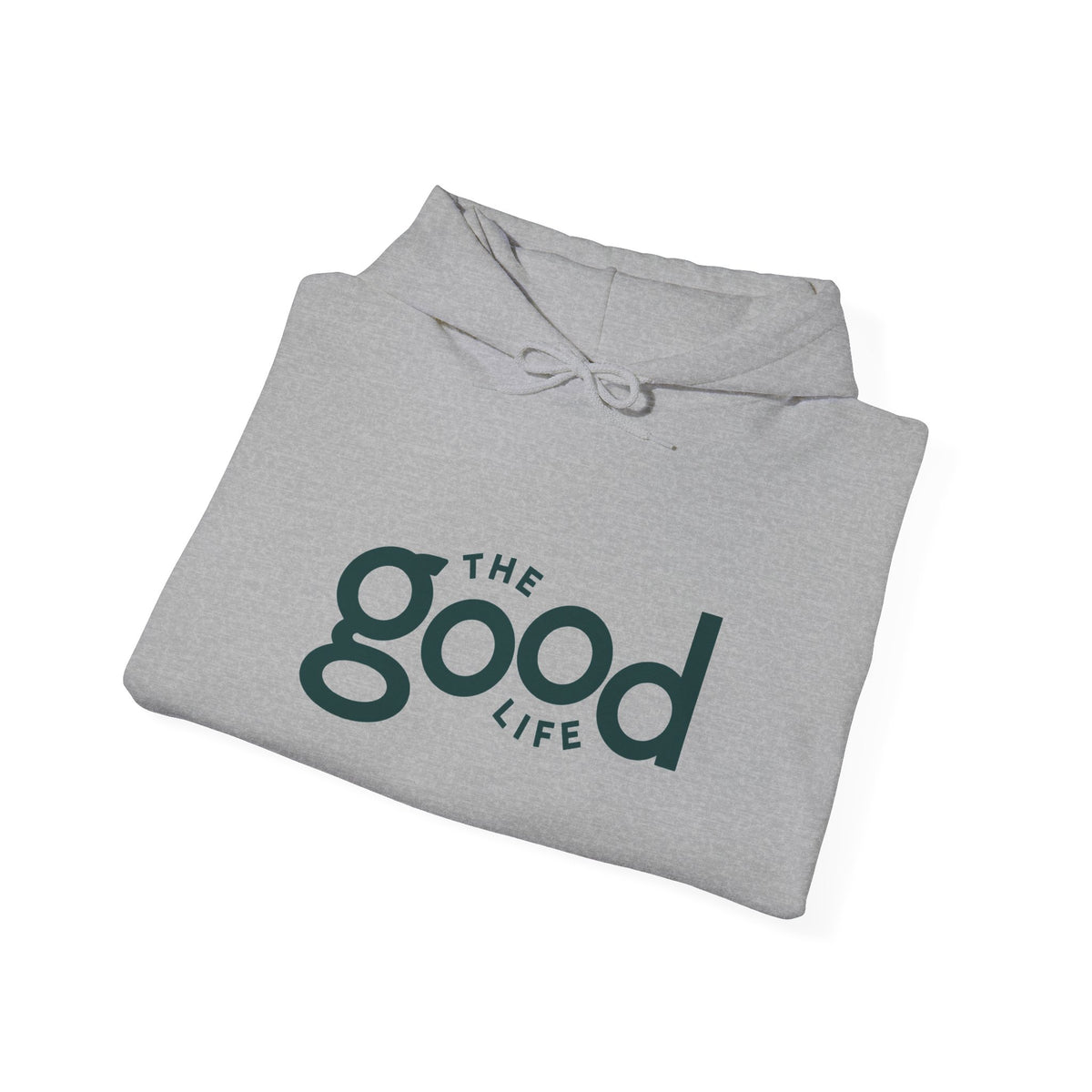 The Good Life Hoodie – Minimal Retro Logo Pullover