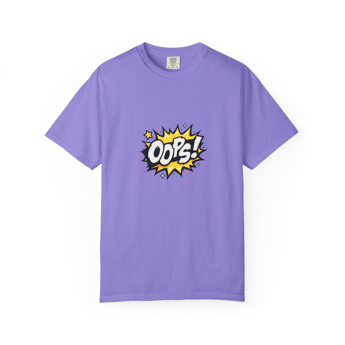 Oops! Comic Graphic T-Shirt — Retro Pop Art Tee