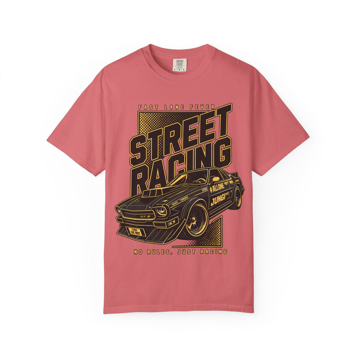 Street Racing Car T-Shirt — Retro Drift Racing Graphic Tee