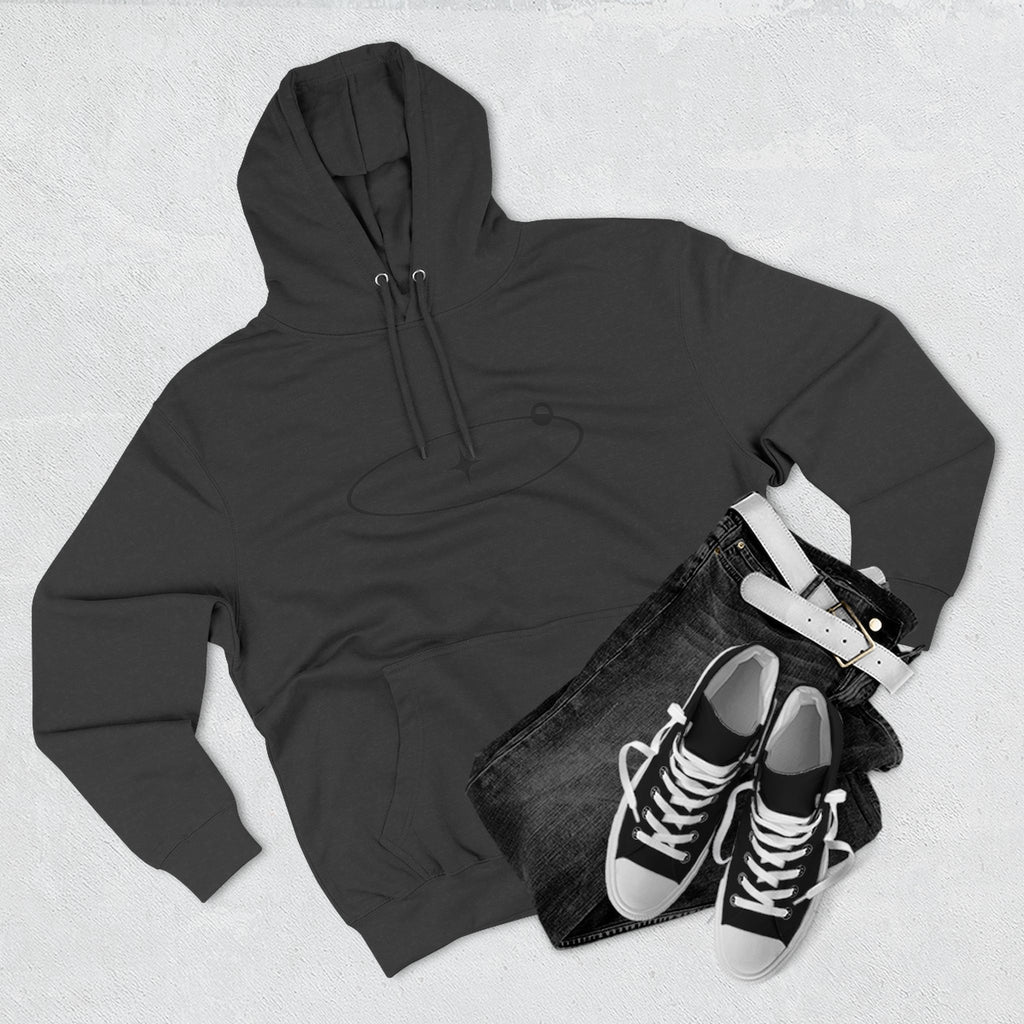 Minimal Orbit Hoodie — Simple Space Graphic Pullover