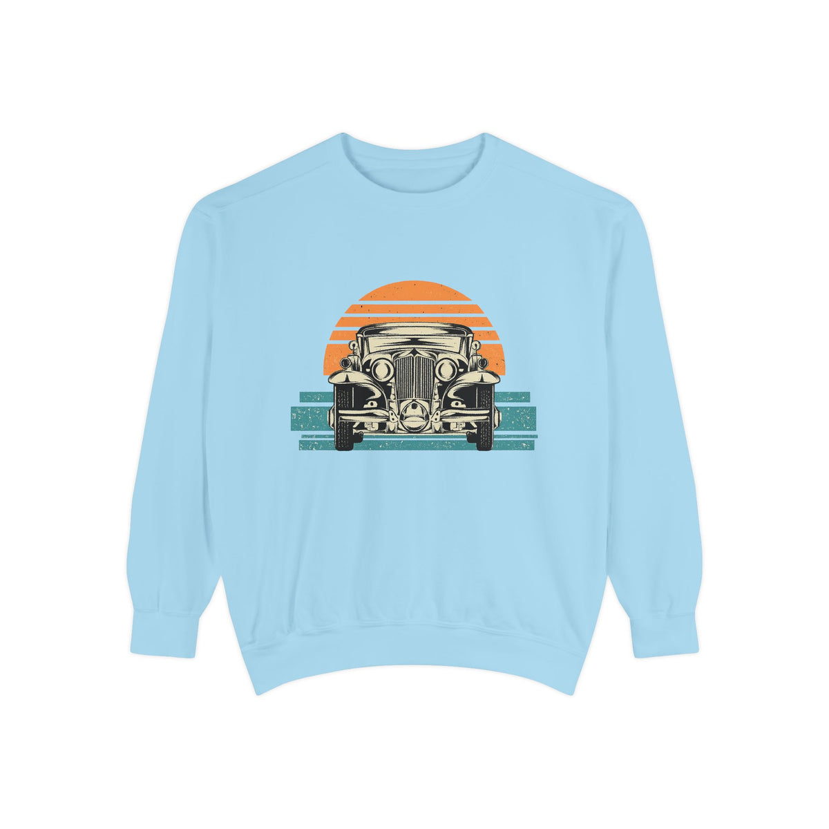 Vintage Car Sunset Sweatshirt