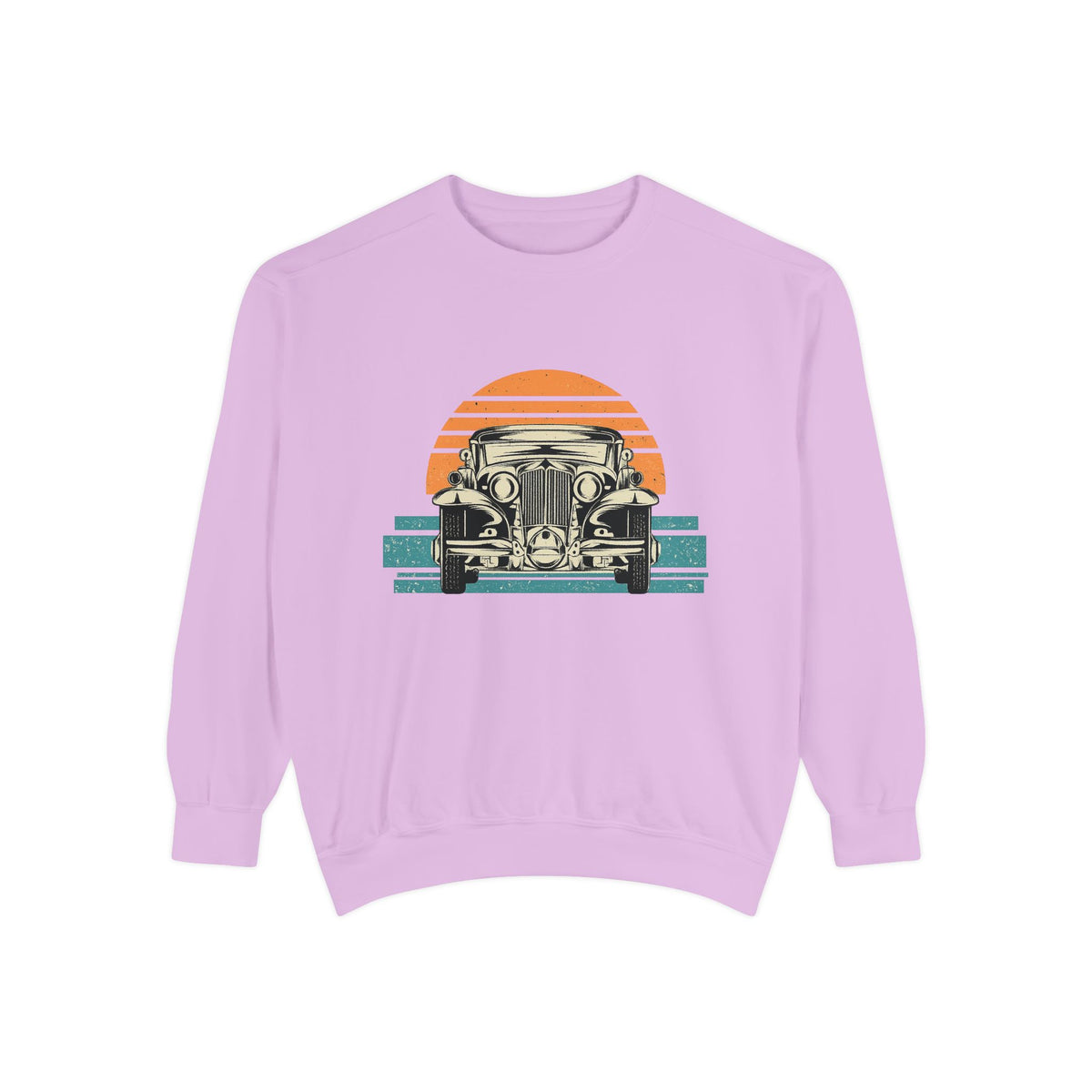 Vintage Car Sunset Sweatshirt