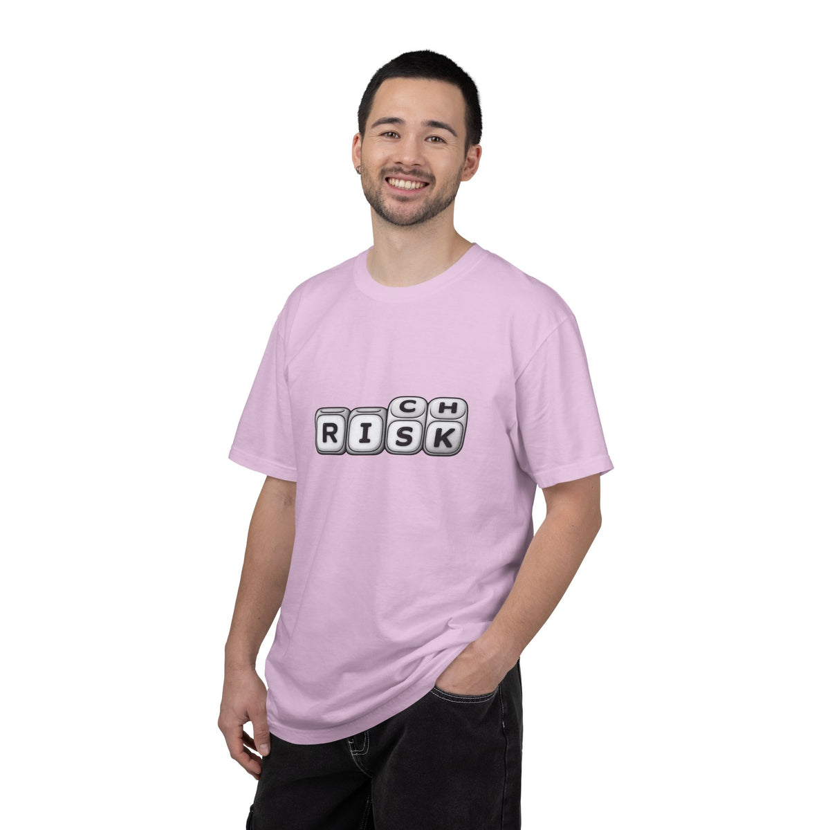 T-Shirt — 'RISK' Dice Block Graphic Tee