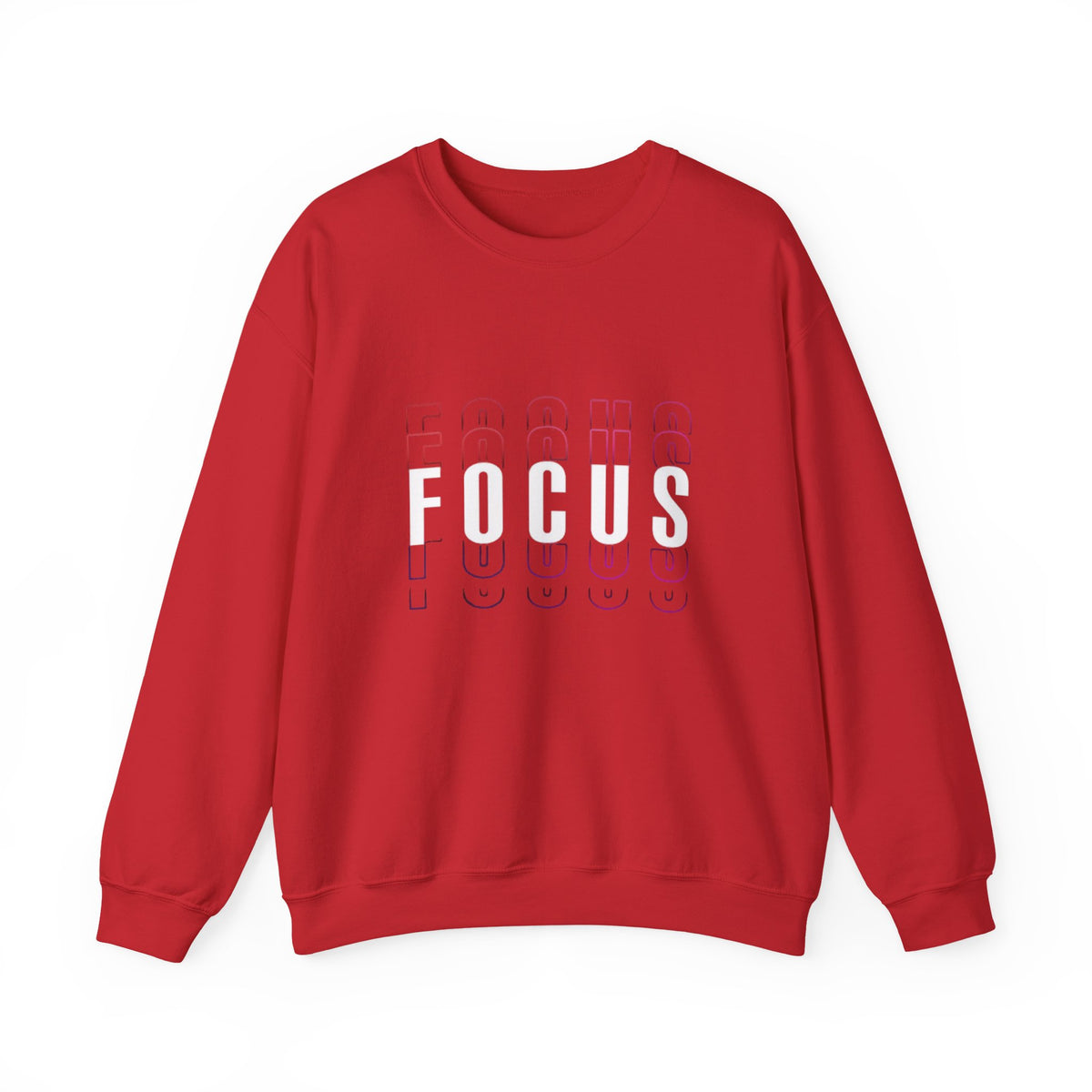 Focus Crewneck Sweatshirt — Motivational Casual Pullover