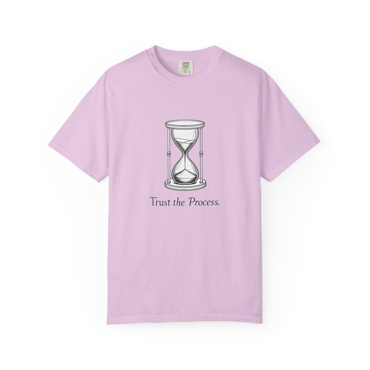 Trust the Process T-Shirt — Hourglass Graphic Inspirational Tee