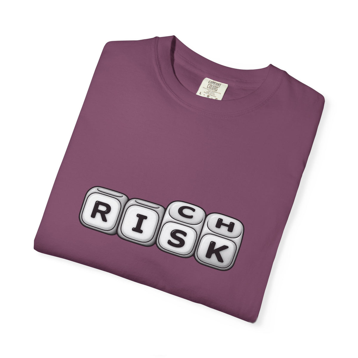 T-Shirt — 'RISK' Dice Block Graphic Tee