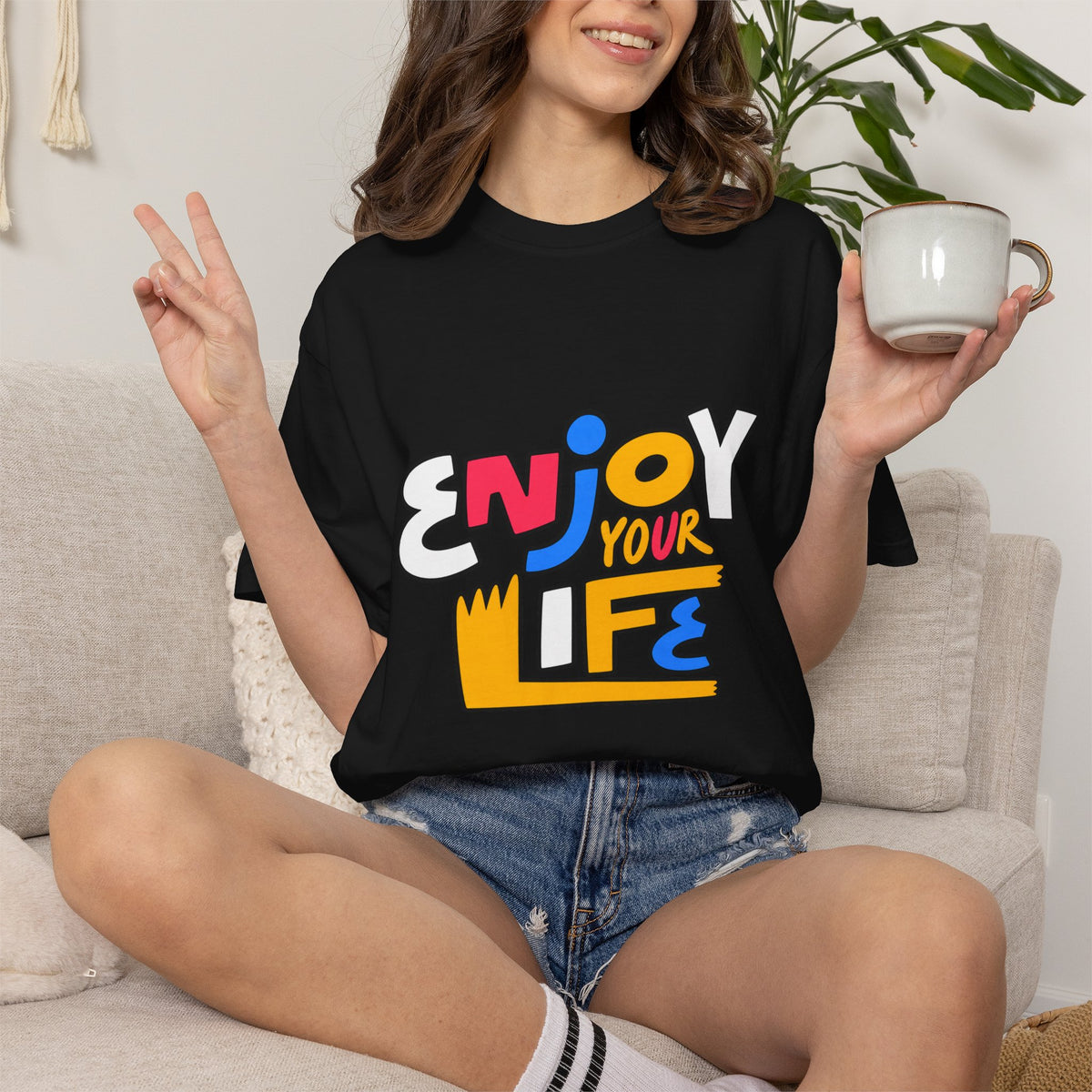 Enjoy Your Life Graphic T-Shirt