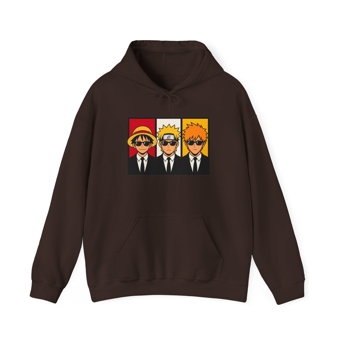 Anime Trio Graphic Hoodie