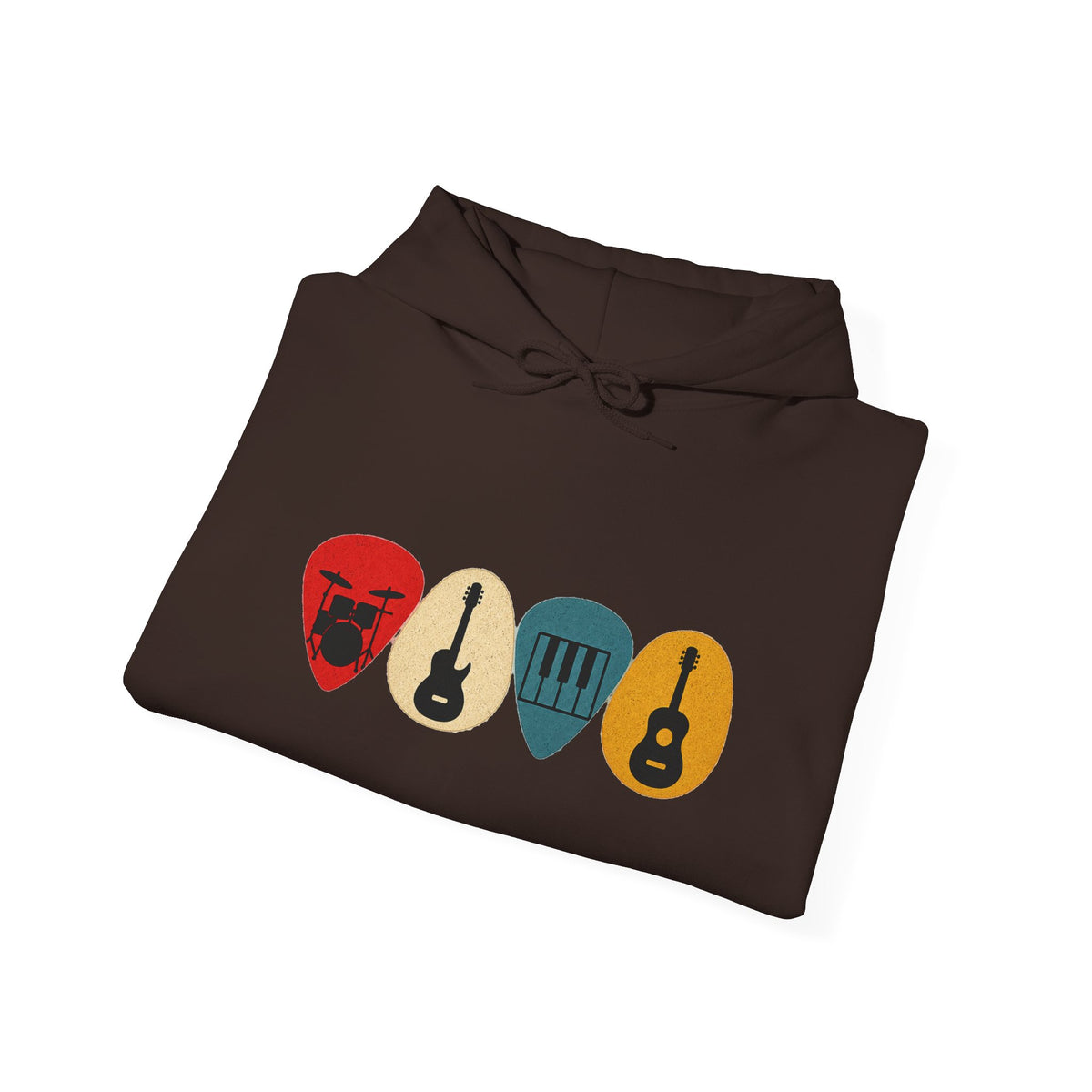 Guitar Picks Graphic Hoodie