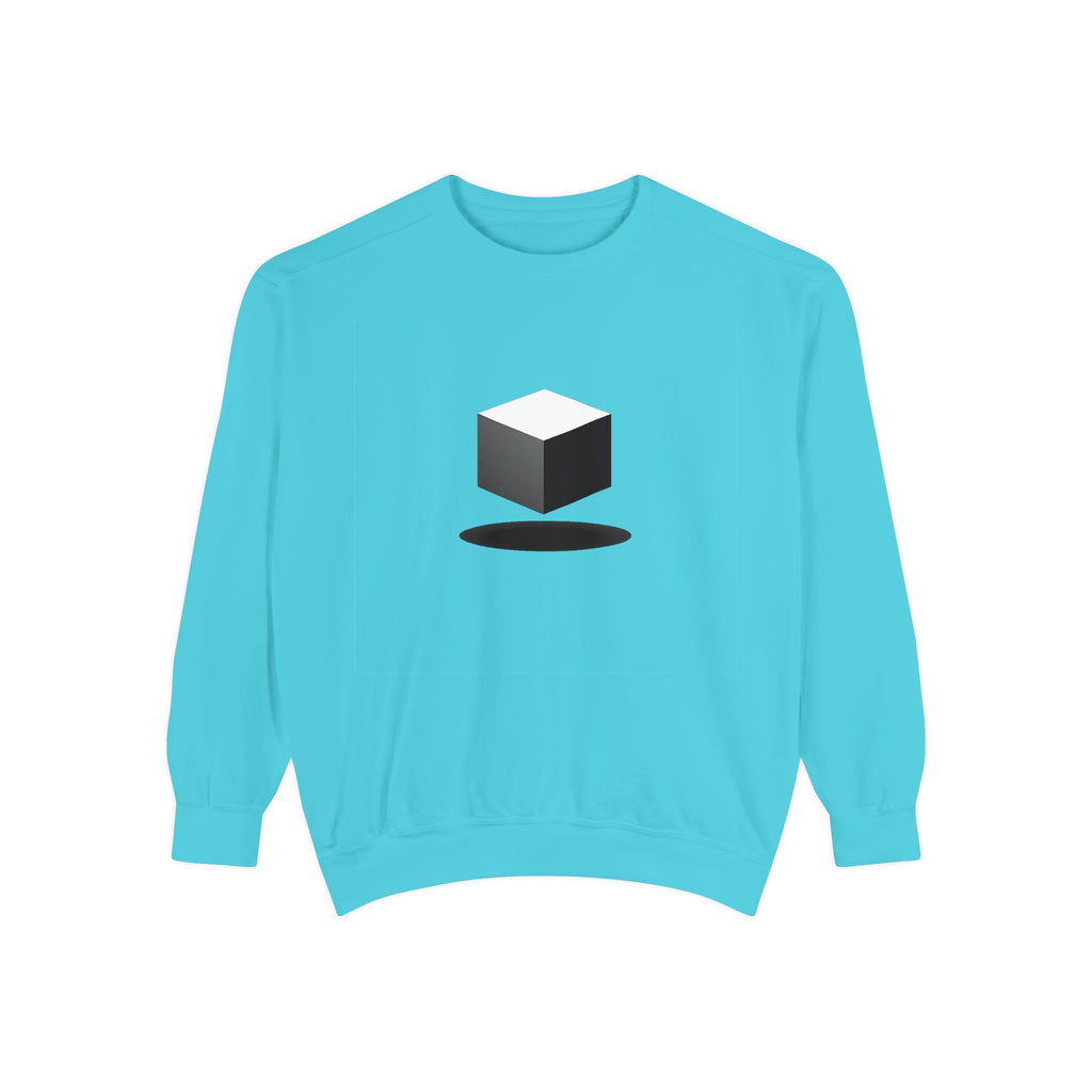 Minimalist Book Logo Sweatshirt — Reading Club Graphic Crewneck