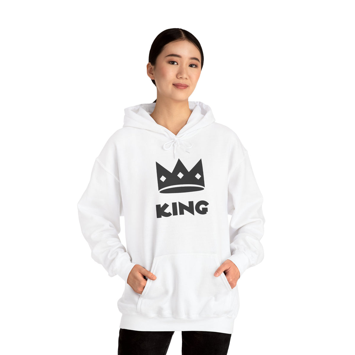 King Crown Hoodie — Bold 'KING' Graphic Pullover