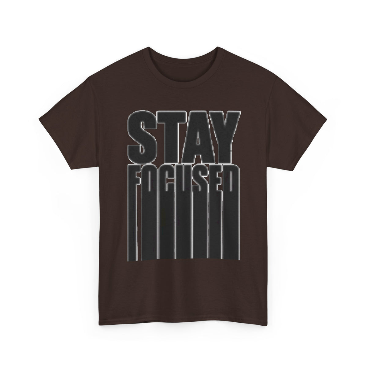 Stay Focused Tee — Motivational Graphic T‑Shirt