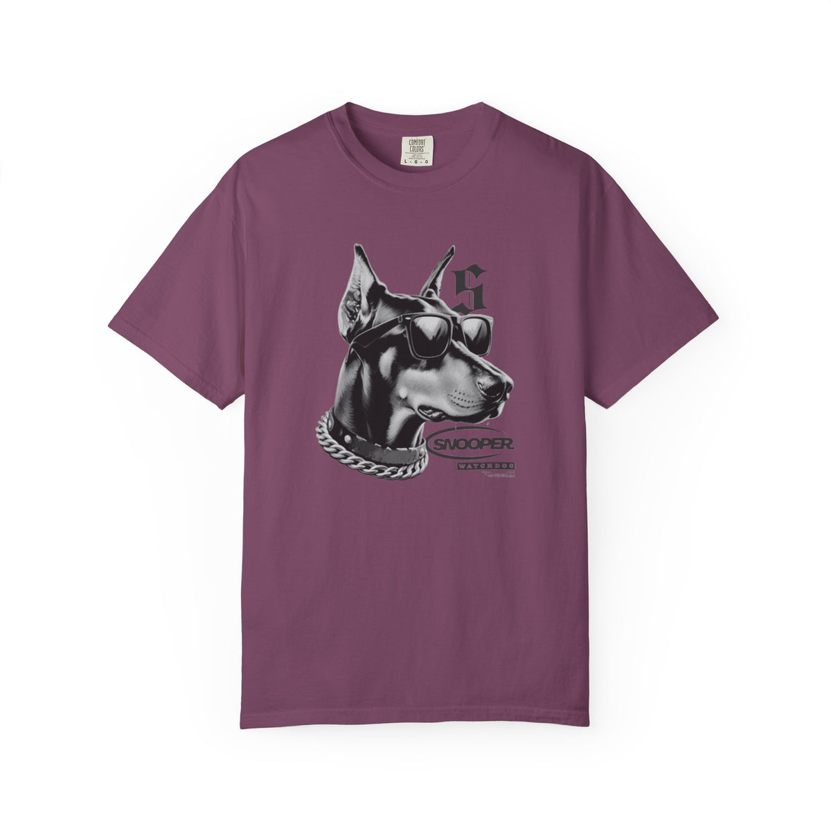 Doberman Sunglasses Graphic T-Shirt — "Snooper" Streetwear Tee