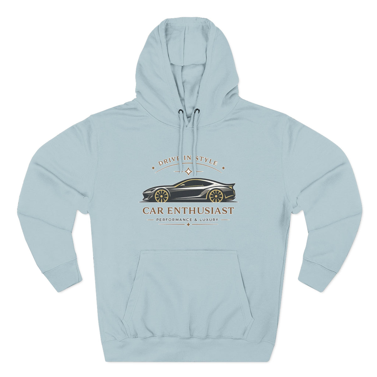Car Enthusiast Hoodie — Vintage Sports Car Graphic, 'Drive in Style' Casual Pullover